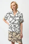 Abstract Print Dress