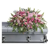 Beautiful Memories Casket Top Spray
