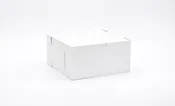 10″x10″x5″ Lock Corner White Bakery Box, 1 Piece