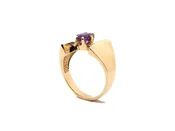 Amethyst Bypass Ring — bentons