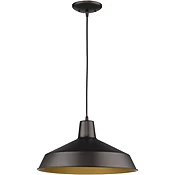 Alcove 1 Light 15.75 inch Oil Rubbed Bronze Pendant Ceiling Light