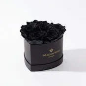 Baby Heart Black Box | Black Roses