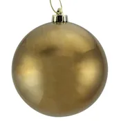 100MM SMOOTH BALL ORNAMENT/ GOLD