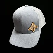 N1 Outdoors Just Pass'N Through™ Leather Patch Hat (Grey/Lt Grey)