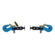 1/2-Inch by 20-Foot Grade 100 Twist Lock Cradle Grab Hook Chain