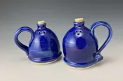 Cobalt salt and pepper set