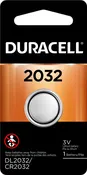 Duracell CR2032 Lithium Coin Battery, DL2032BPK (1 Battery) (Child Resistant Packaging)