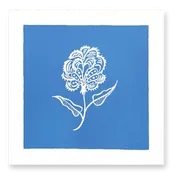 Bengal Botanical No. 1  on Blue