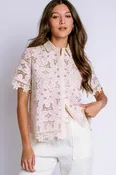 Billie Lace Button Down