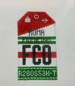 Airport Tag Rome