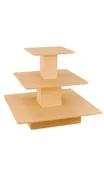 Economy 3-Tier Square Table