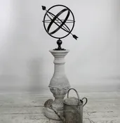 Acanthus Baluster Sundial Pedestal