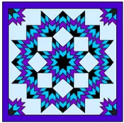 1.75″ Ceramic Tile Magnet – Broken Star