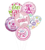 #1 Choice It's a Girl Balloon Bouquet