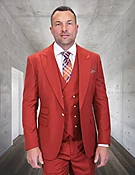 AMIRI 3 PC BRICK MODERN FIT SUIT