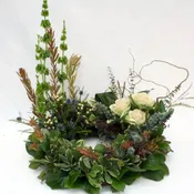 Pixie Circle Floral Ring for Cremation