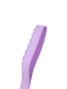 3/8" Orchid Scalloped Edge Elastic