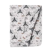 Airplane Stroller Blanket - Soft Bamboo Baby Gift