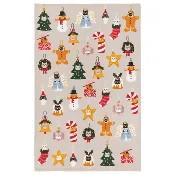 Bauble Cats Dish Towel