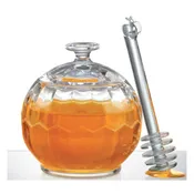 Acrylic Honey Jar with Dripper