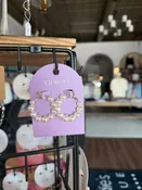 Chunky Pearl Hoop Earring