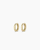 14K Gold Crew Helium Huggies