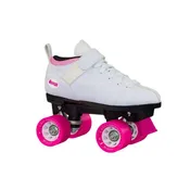 Indoor/Outdoor Roller Skates - Chicago Skates Bullet Quad Ladies Speed Roller Skate - White
