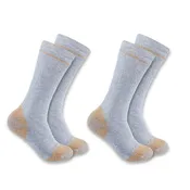 Men's Midweight Cotton Blend Steel Toe Boot Sock 2-pack SB5552
