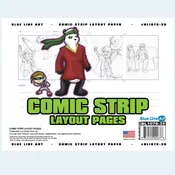 COMIC STRIP LAYOUT PAPER 8 5 X 11 (35)