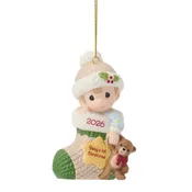 Baby's First Christmas 2026 Dated Baby Boy Ornament