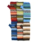 100% Baby Alpaca Patterned Armwarmers