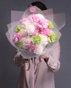 Carnations Bouquet: Pastel Charm
