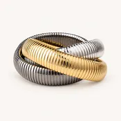 Sloane Triple Ribber - Gold, Silver, Gunmetal