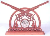 1850 Colt Navy Buntline Scroll Saw Clock Pattern