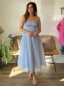 [ASTR The Label] Harmoni Smocked Midi Dress