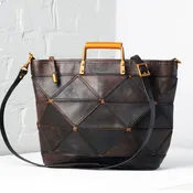 Uppdoo Origami Large Tote - Espresso