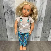 2pc 18" Little Fox Pajamas
