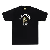 A BATHING APE 1ST CAMO COLLEGE TEE  - BKXYE