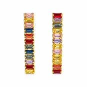 Dangling CZ Earrings