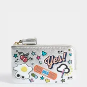 All Over Stickers Small Zip Loose Pocket
