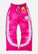 DB MONOGRAM FLARE SWEATPANTS - MAGENTA
