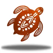 Baby Turtle Metal Wall Art