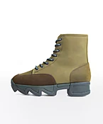 AROM Khaki Lace-Up Boot