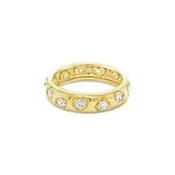 14kt. Yellow Gold Ring with Diamonds — Multipearl