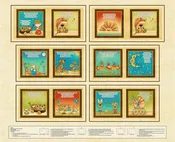 36" Educational  Book Panel - Cream