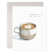 All the Time Miss You Greeting Card
