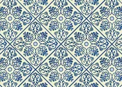 AL 218 Blue & White Talavera Tile