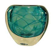 Rare Colora Handformed Vase by Vicke Lindstrand for Kosta