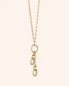 18" "Design Your Own" Small Charm Chain Necklace, 2 Charm Stations