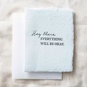 “Everything Will Be Okay” card